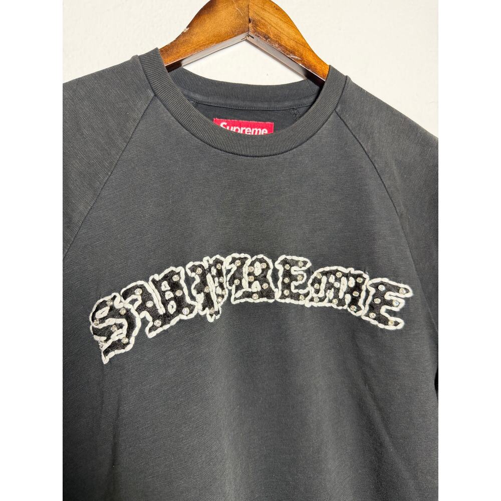 Supreme Rhinestone Raglan Short-Sleeve Top - Picture 2 of 5